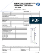FOI-ISD-REP0001 Rev 00 - Certificate of Dimensional Conformity Flemish Lock