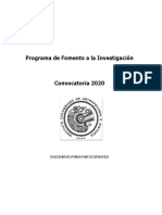Documento para Participantes Fomento A La Investigacion 2020