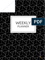 Weekly Planner - Original Style