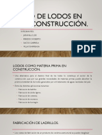 Uso de Lodos en La Construcción