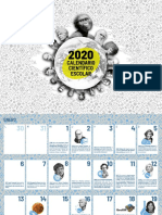 CAS Calendario Cientifico Escolar 2020