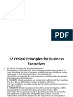 12 Principles of Business Ethics