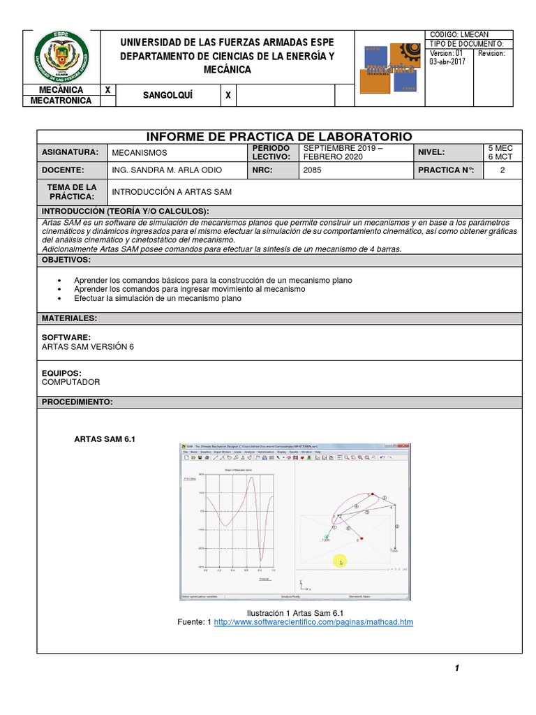 Introducción a Artas SAM 6.1 | PDF | Menú (Computación) | Simulación
