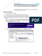 Practica de Laboratorio 22 - Creación de Una Partición en Windows 8 PDF