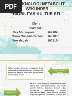 IMOBILITAS KULTUR SEL