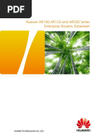 Huawei NetEngine AR600 Series Enterprise Routers Datasheet | PDF ...