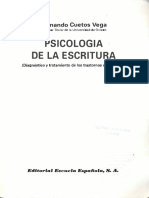 Psicología de La Escritura - F. Cuetos Vega