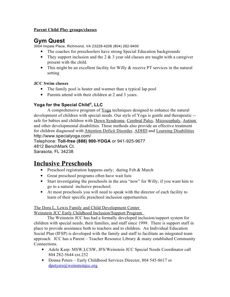 Inclussive Preschools | PDF | Inclusion (Education) | Preschool