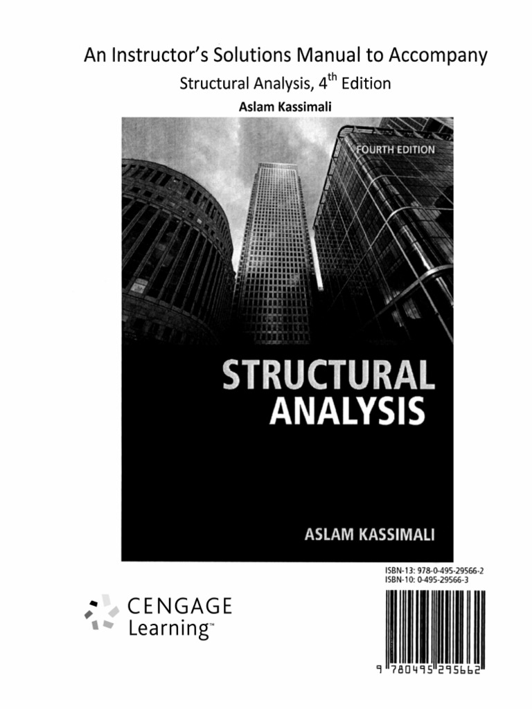 Instructor's Solutions Manual: Structural Analysis | PDF