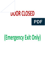 Door Closed