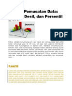 Materi Ukuran Pemusatan Data (Kuartil, Desil, Persentil)