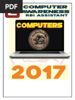 Computer Awareness For Rbi Assistant Mains