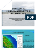 Penanganan dan pengelolaan sedimentasi di DAS Asahan hulu