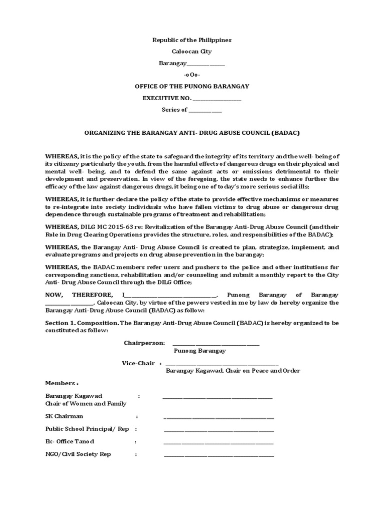 Badac Eo Template Pdf Substance Abuse Social Institutions