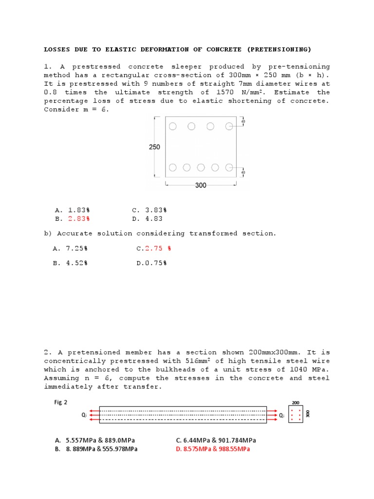 LOSSES IN PRESTRESSED CONCRETE PROBLEMS AND SOLUTIONS PDF visual data 2