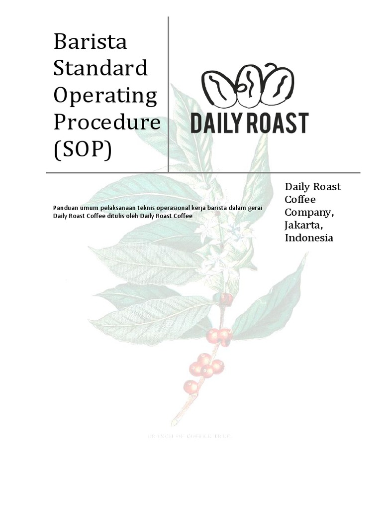 Daily Roast Coffee SOP PDF