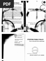 Studying Public Policy: Policy Cycles and Policy Subsystems | PDF