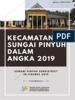 Kecamatan Sungai Pinyuh Dalam Angka 2019