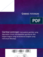 Materi Gambar Potongan