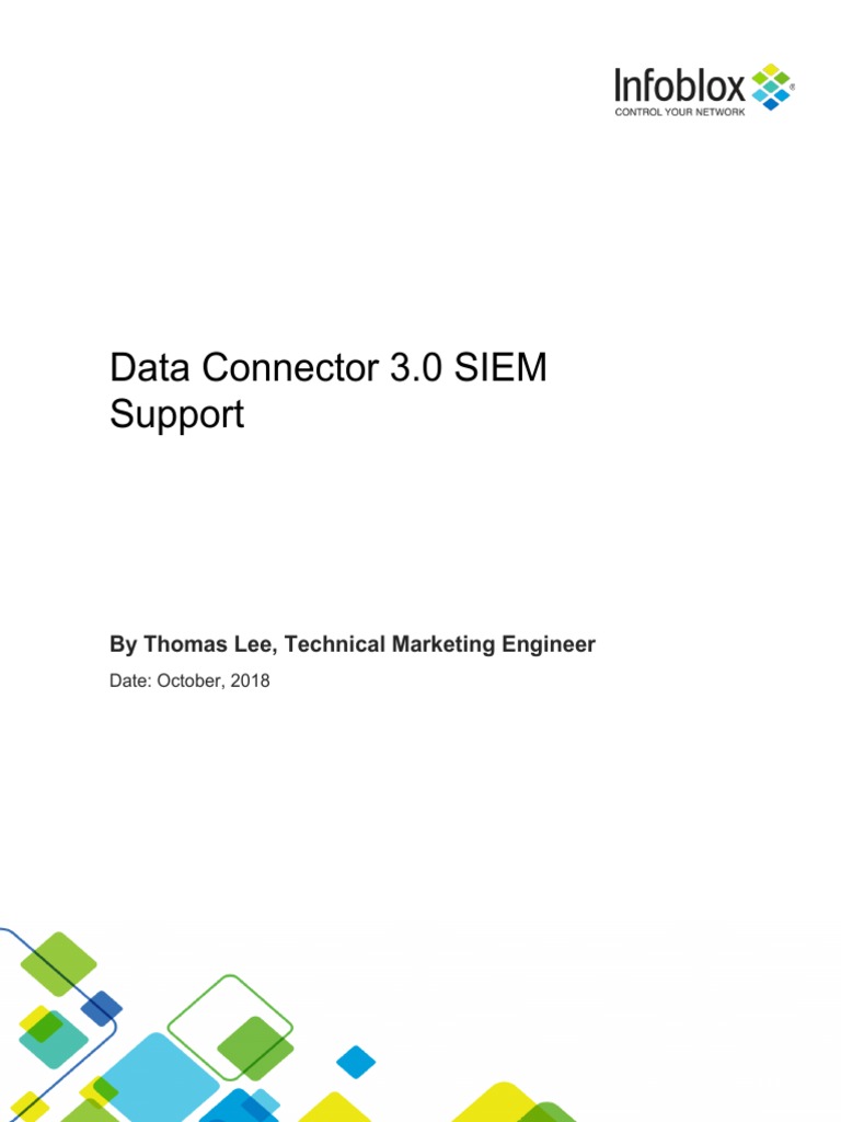 Infoblox Data Connector 3.0 SIEM Guide | PDF | Port (Computer ...