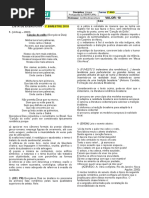 Lista de exercícios 2ª 1º Bim 2018