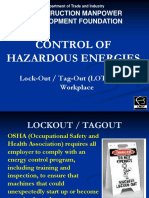 Control of Hazardous Energies - Loto