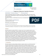 Advances in the Management of Meconium Aspiration Syndrome