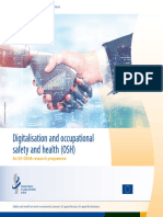 Digitalisation and occupational safety and health (OSH)