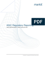 ASIC Regulatory Reporting Functional Specification