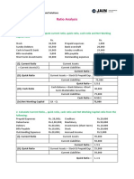 FRSA Liquidity Ratios and Activity Ratios