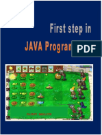 First Step in JAVA Programming