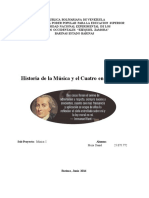 Historia Del Cuatro en Venezuela