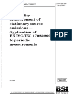 (DD CEN - TS 15675 - 2007) - Air Quality. Measurement of Stationary Source Emissions. Application of EN ISO - IEC 17025 - 2005 To Periodic Measurements.