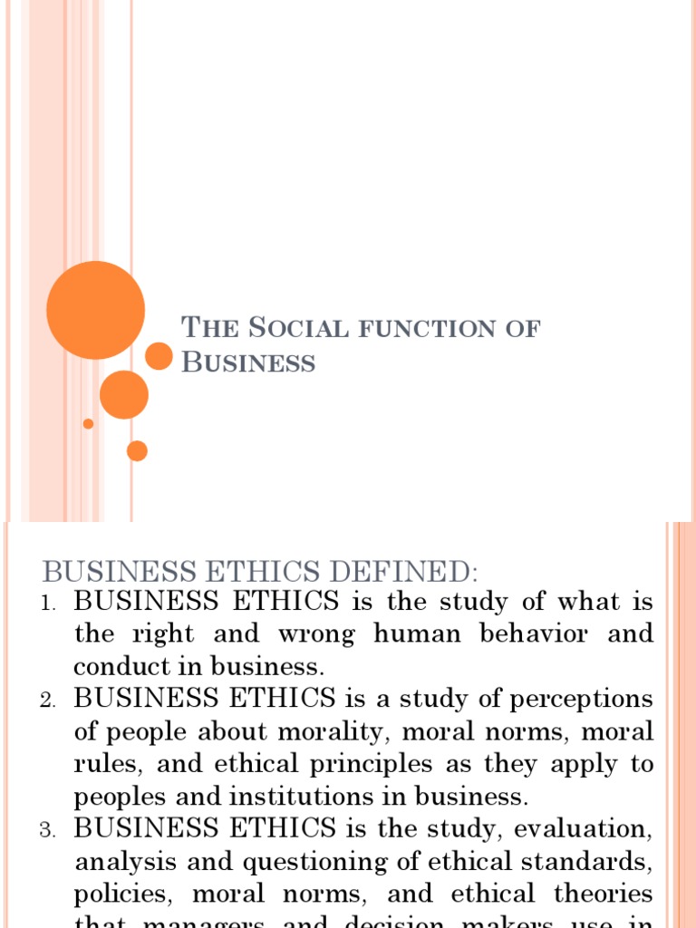 social responsibilities of business