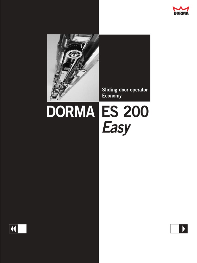 DormaAutomaticSlidingDoor 2 PDF Switch Gulf Cooperation Council