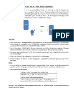 Process Line Sizing Task and Solution PDF