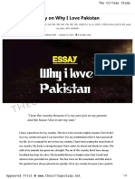Essay On Why I Love Pakistan - The College Study