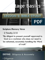 2 - SSPP - Studying The Bible