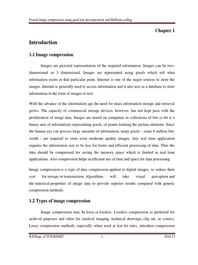 Image Compression VTU Project | PDF | Data Compression | Signal Processing