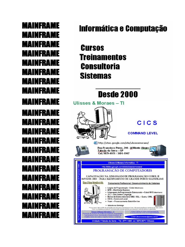 5 Cics CommandLevel Apostila PDF, PDF, Transação em base de dados