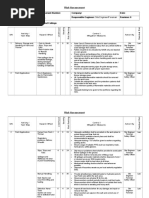 Painting Work Risk Assessment Report | PDF | Personal Protective ...
