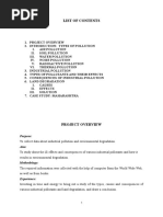 Water Pollution Project Overview | PDF | Water Pollution | Water