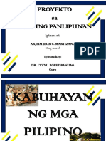 Kabuhayan NG Mga Pilipino (Arjeim Jeur C. Martizano - Grade 5)