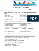 Soal Ulangan Harian IPA Kelas 4 SD - BAB 5 Makhluk Hidup Dan Lingkungannya.pdf