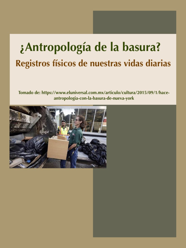 Antropología del Monstruo de la Basura | PDF | Ciencias sociales