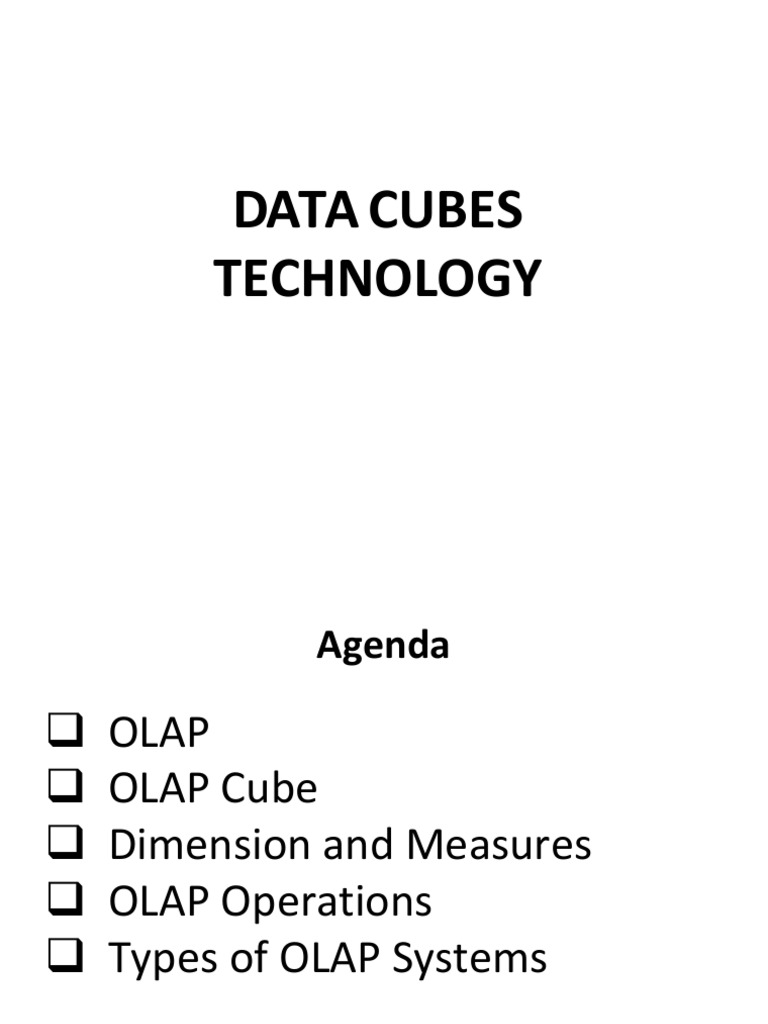 OLAP Data Cube Operations Overview | PDF | Information Science ...