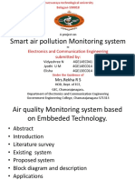 Smart air pollution monitoring system