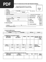 PHD Admission Form