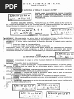 Lei 003 Plano de Carreira Servidores