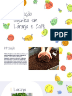 Adubação orgânica em Laranja e Café